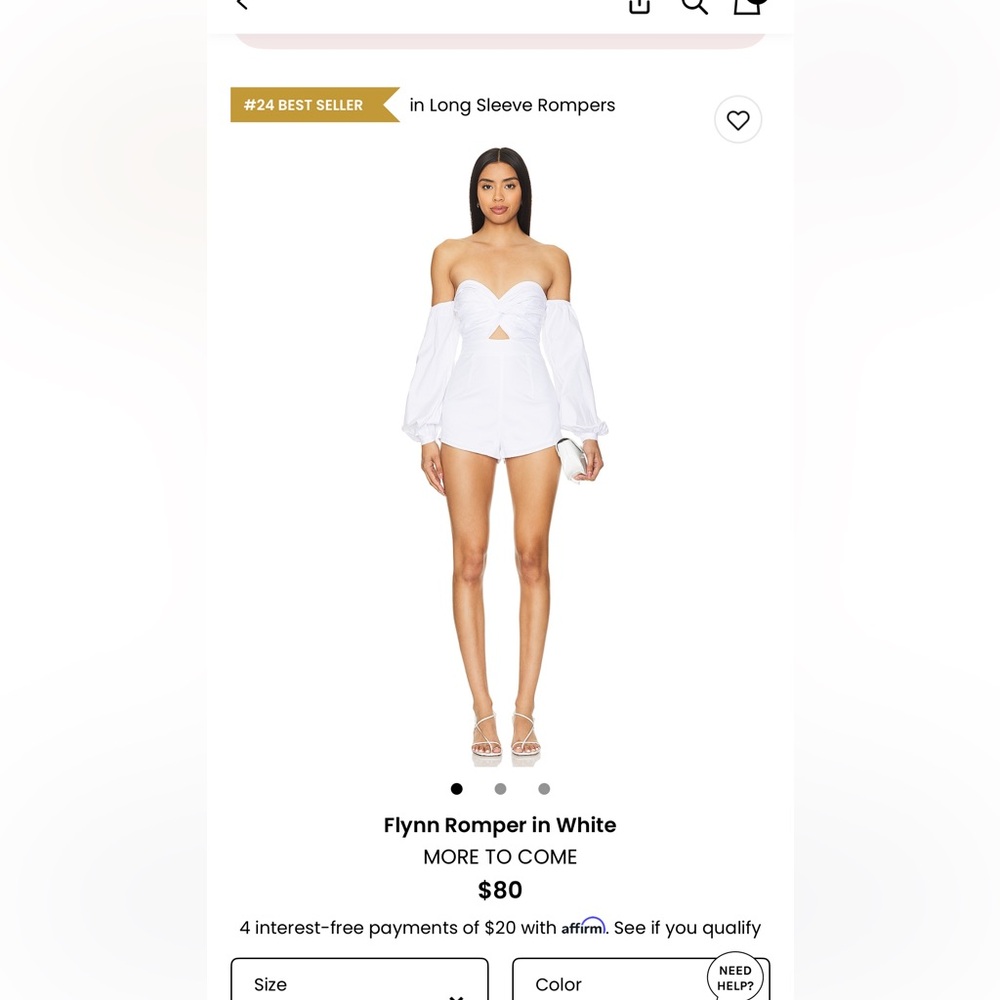 Revolve More to Come Romper